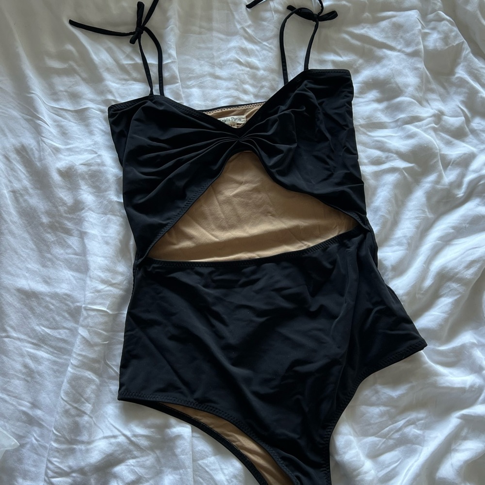 Aniela Parys Black Cutout Swimsuit